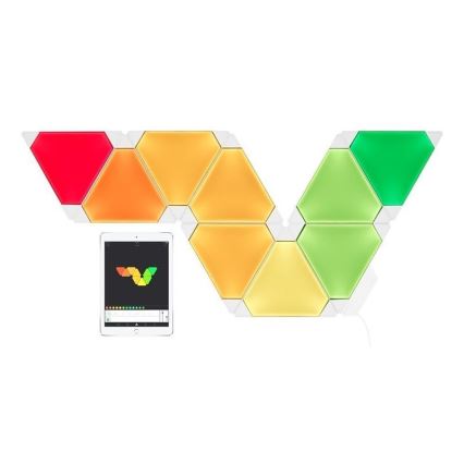 Nanoleaf  - SET 9x LED-RGB-Dimmplatte RHYTHM LED/2W/230V Wi-Fi
