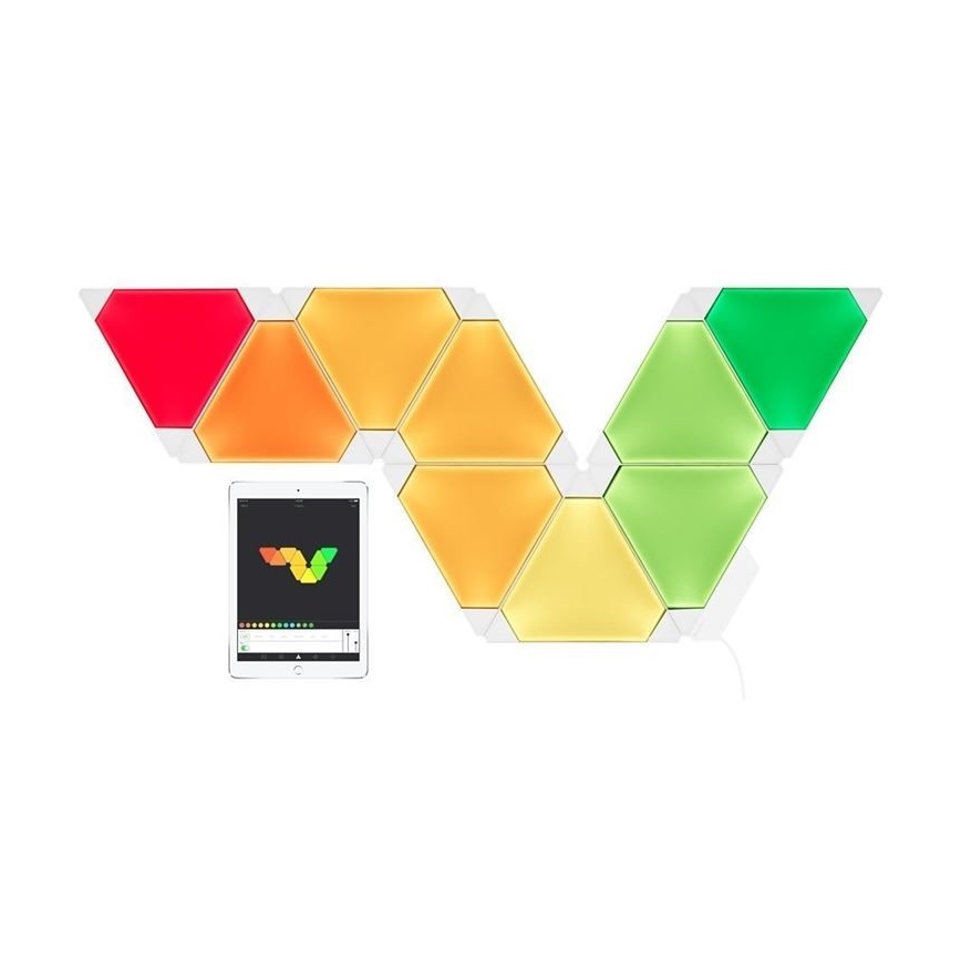 Nanoleaf  - SET 9x LED-RGB-Dimmplatte RHYTHM LED/2W/230V Wi-Fi