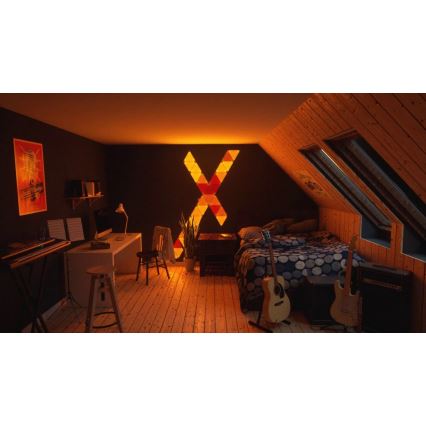 Nanoleaf  - SET 9x LED-RGB-Dimmplatte RHYTHM LED/2W/230V Wi-Fi