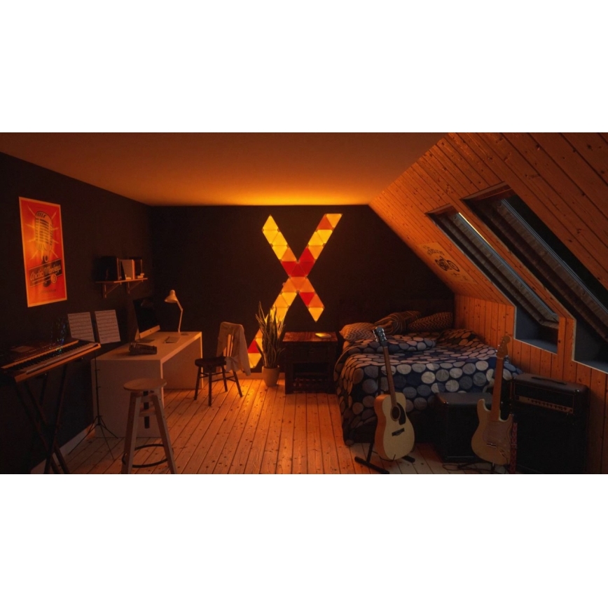Nanoleaf  - SET 9x LED-RGB-Dimmplatte RHYTHM LED/2W/230V Wi-Fi
