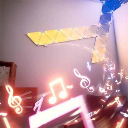 Nanoleaf - SET 15x LED-RGB-Dimmplatte RHYTHM LED/2W/230V Wi-Fi