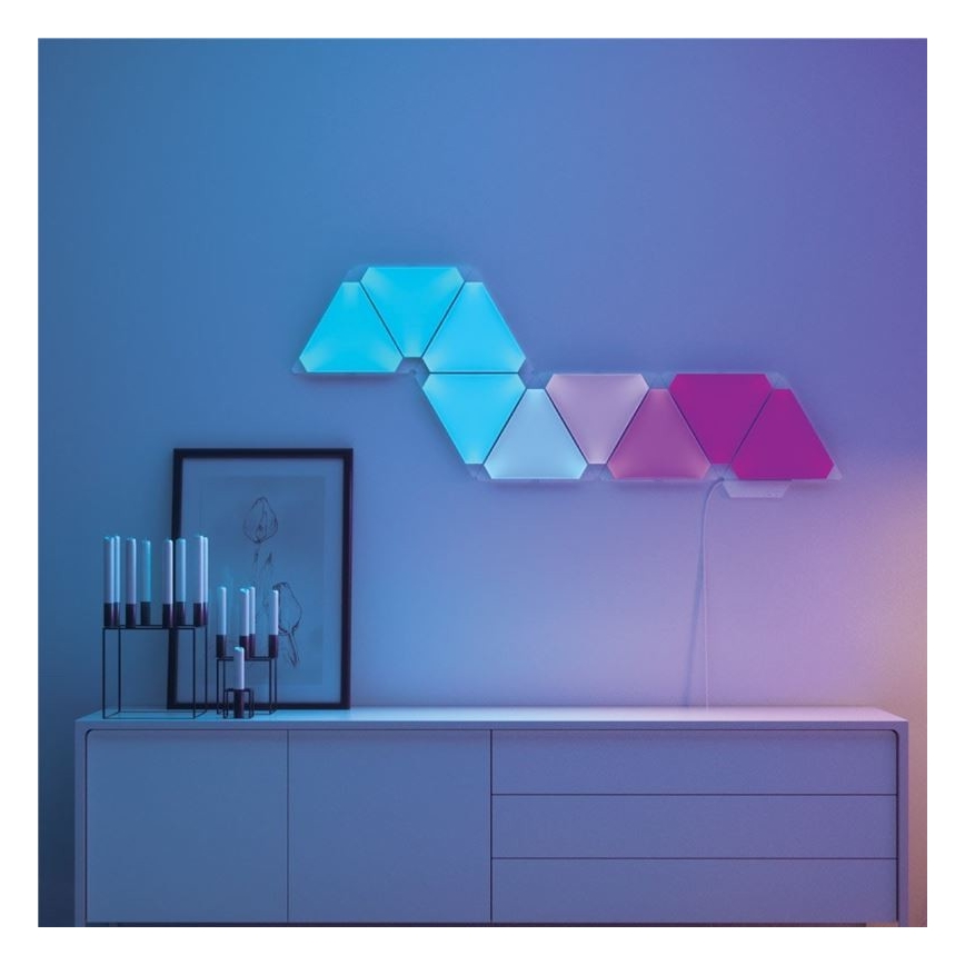 Nanoleaf - SET 15x LED-RGB-Dimmplatte RHYTHM LED/2W/230V Wi-Fi