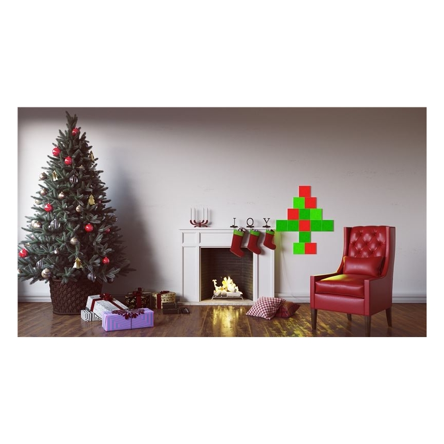 Nanoleaf - SET 4x LED RGB LED-Dimmpanel CANVAS LED/1W/230V Wi-Fi