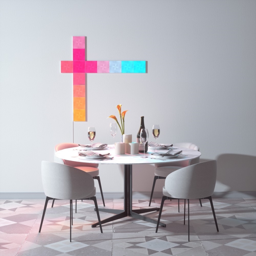 Nanoleaf - SET 4x LED RGB LED-Dimmpanel CANVAS LED/1W/230V Wi-Fi