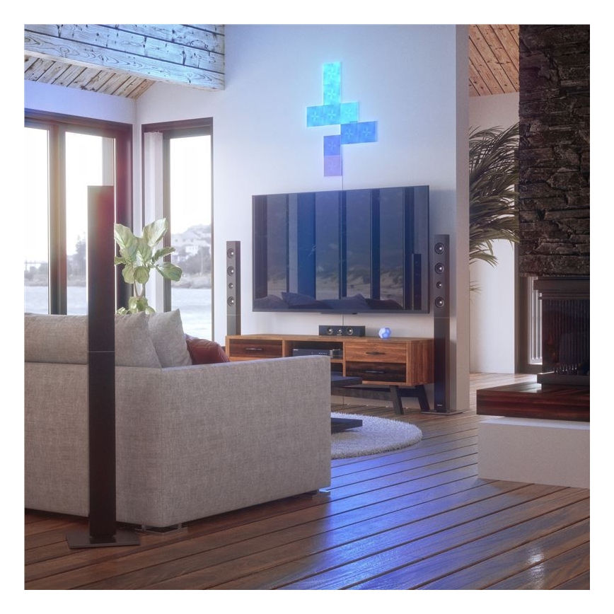 Nanoleaf - SET 9x Dimmbares LED-RGB-Panel CANVAS LED/1W/230V 1200-6500K Wi-Fi