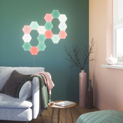 Nanoleaf - SET 3x RGB-LED-Dimmpanel HEXAGON LED/2W/230V Wi-Fi