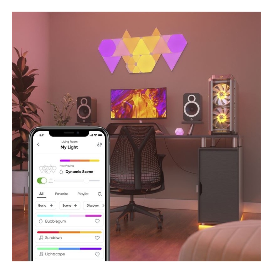 Nanoleaf - SADA 3x LED RGB dimmbares Paneel TRIANGLES LED/1W/230V Wi-Fi