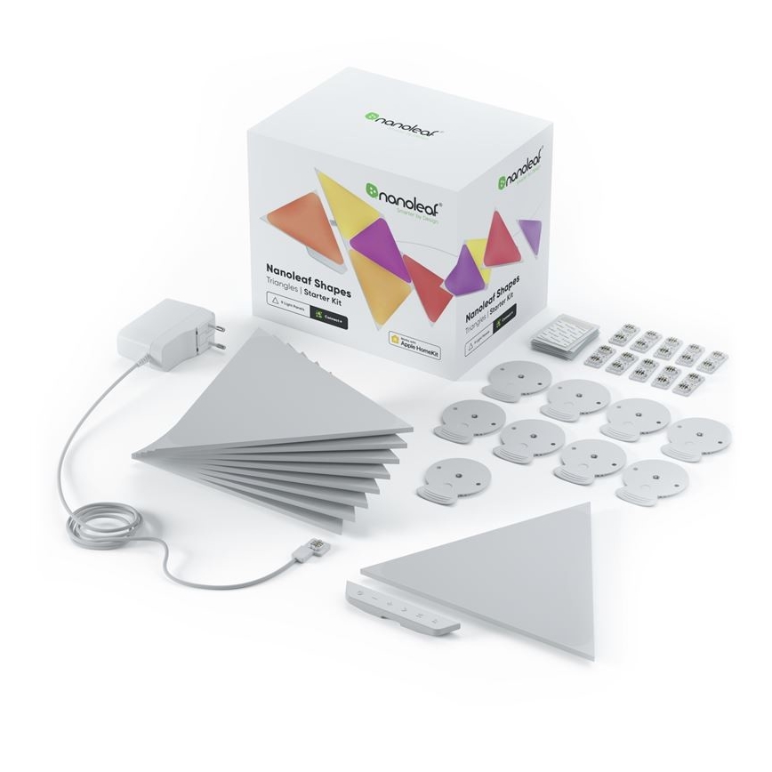 Nanoleaf -9 PACK LED RGB Dimmbares Paneel TRIANGLES LED/1,5W/230V Wi-Fi