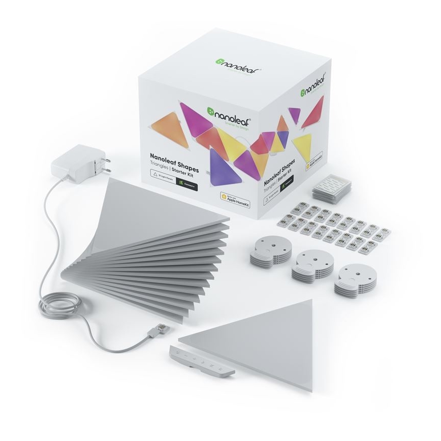 Nanoleaf - 15 PACK LED RGB Dimmbares Paneel TRIANGLES LED/1,5/230V Wi-Fi