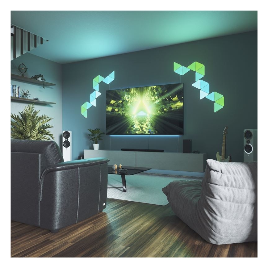 Nanoleaf - 15 PACK LED RGB Dimmbares Paneel TRIANGLES LED/1,5/230V Wi-Fi
