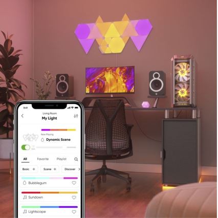 Nanoleaf - 15 PACK LED RGB Dimmbares Paneel TRIANGLES LED/1,5/230V Wi-Fi