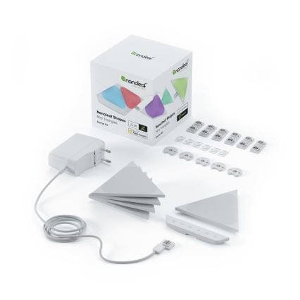 Nanoleaf - SET 5x Dimmbares LED-RGB-Panel TRIANGLES LED/0,5W/230V 1200-6500K Wi-Fi