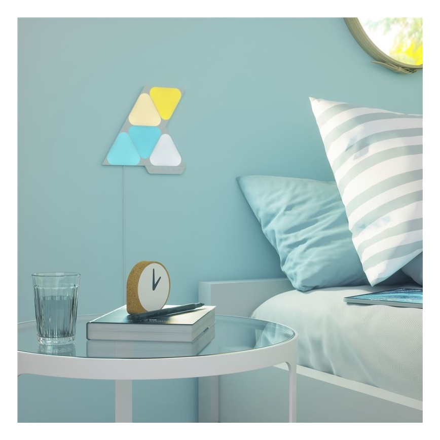 Nanoleaf - SET 5x Dimmbares LED-RGB-Panel TRIANGLES LED/0,5W/230V 1200-6500K Wi-Fi