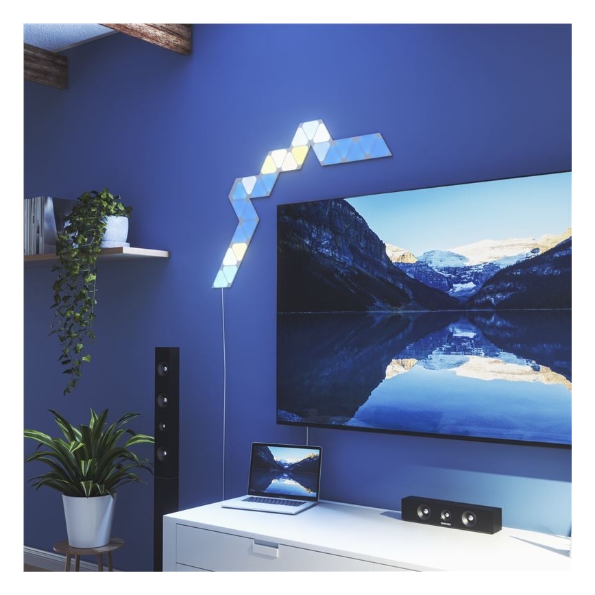 Nanoleaf - SET 5x Dimmbares LED-RGB-Panel TRIANGLES LED/0,5W/230V 1200-6500K Wi-Fi