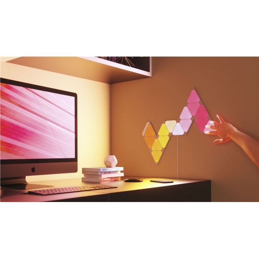 Nanoleaf - SET 5x Dimmbares LED-RGB-Panel TRIANGLES LED/0,5W/230V 1200-6500K Wi-Fi