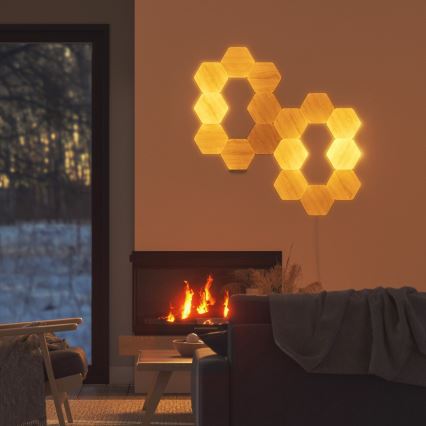 Nanoleaf - SET 13x Dimmbares LED-Panel HEXAGONS LED/2W/230V Wi-Fi