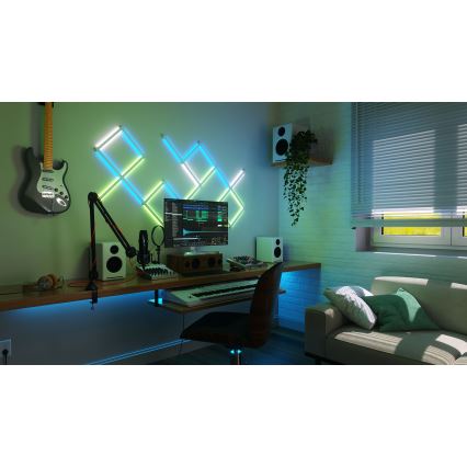 Nanoleaf - SET 4x Dimmbare Schiene LED RGBW LINES LED/2W/230V 1200-6000K Wi-Fi