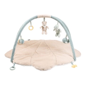 Nattou - Kinderdecke zum Spielen mit Trapez ROMEO, JULES & SALLY
