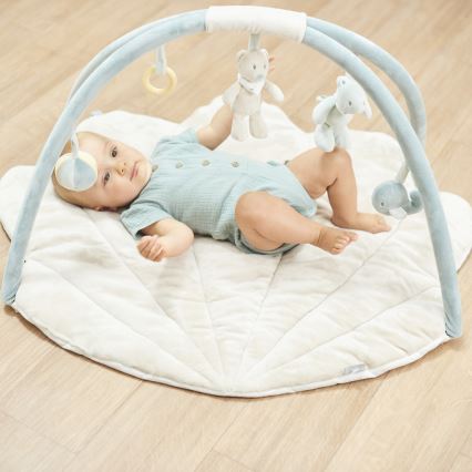 Nattou - Kinderdecke zum Spielen mit Trapez ROMEO, JULES & SALLY
