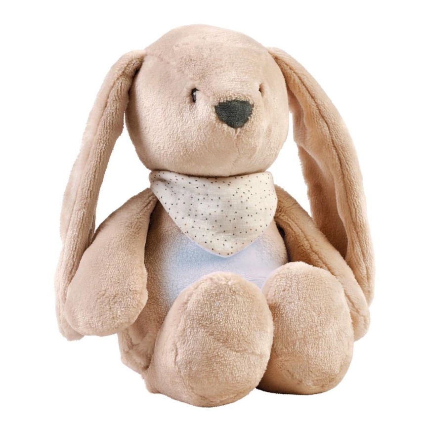 Nattou - Kuscheltier mit Melodie und Licht SLEEPY BUNNY 4in1 beige