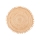 Natürlicher runder Teppich JUTA 100 cm beige
