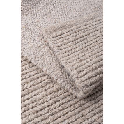 Naturteppich FIR WOOL 120x170 cm 2600 g/m2 beige