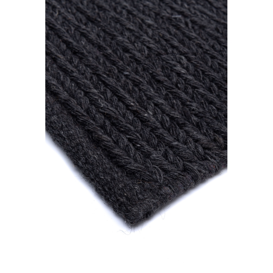 Naturteppich FIR WOOL 160x230 cm 2600 g/m2 Anthrazit
