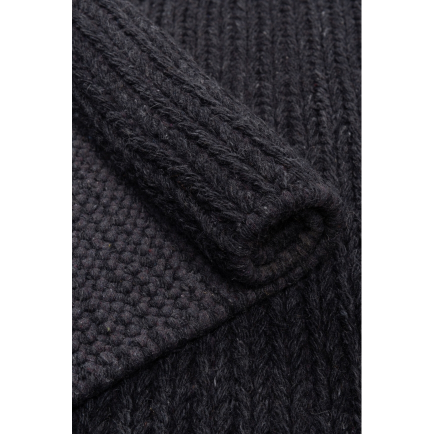 Naturteppich FIR WOOL 160x230 cm 2600 g/m2 Anthrazit