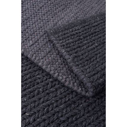 Naturteppich FIR WOOL 160x230 cm 2600 g/m2 Anthrazit