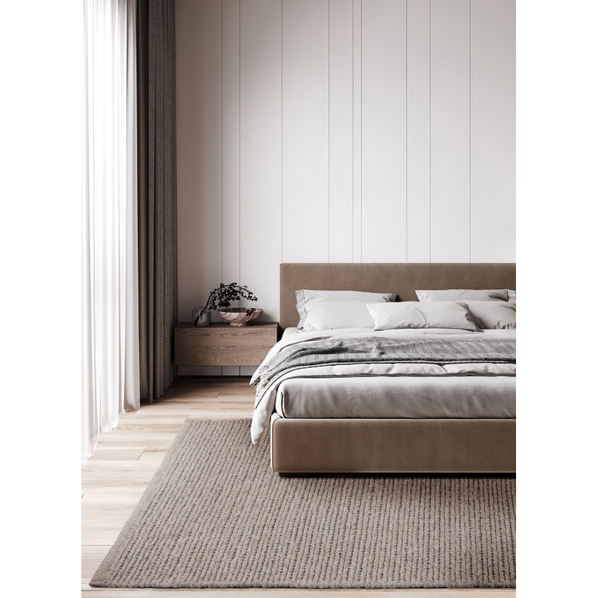 Naturteppich FIR WOOL 160x230 cm 2600 g/m2 beige