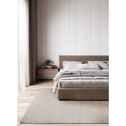 Naturteppich FIR WOOL, 70 × 140 cm, 2600 g/m², creme