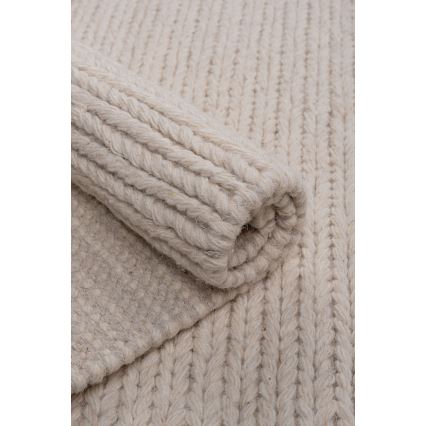 Naturteppich FIR WOOL, 70 × 140 cm, 2600 g/m², creme