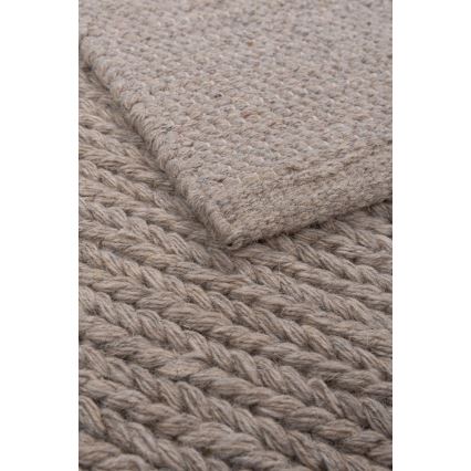 Naturteppich FIR WOOL 70x140 cm 2600 g/m2 beige