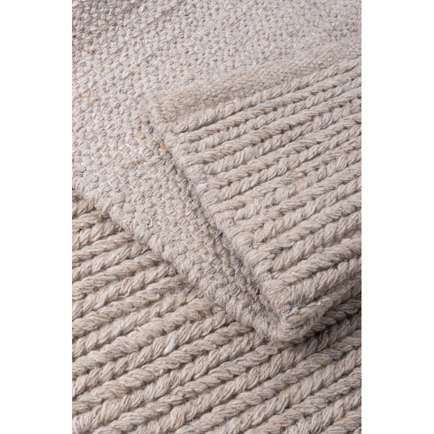 Naturteppich FIR WOOL 70x140 cm 2600 g/m2 beige