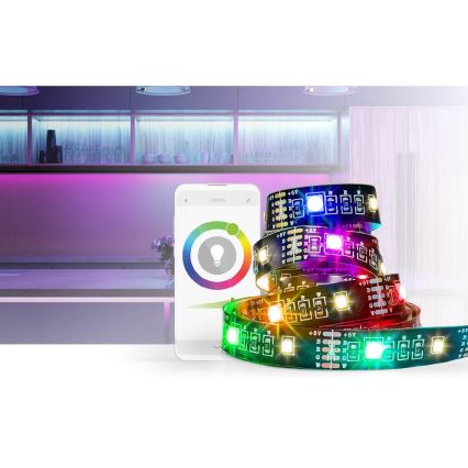 LED RGB dimmbare Leiste SmartLife 2,4m LED/4W/5V