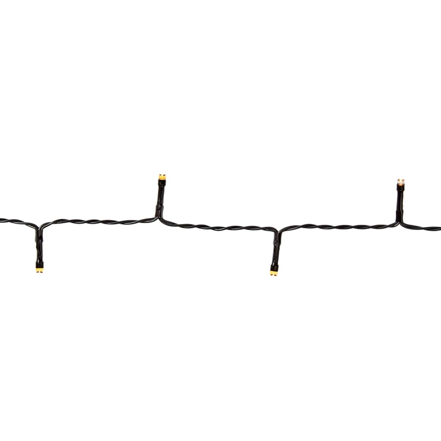 LED-Außen-Lichterkette 48xLED/7 Funktionen/3xAA 4,1m IP44 warmweiß