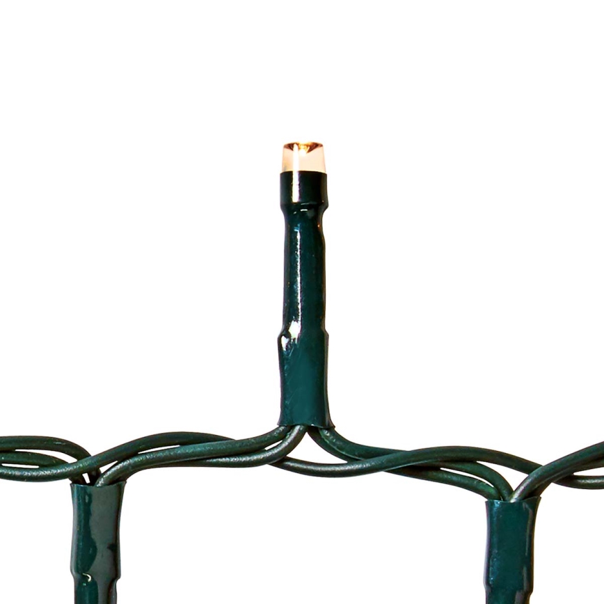 LED-Außen-Lichterkette 700xLED/7 Funktionen 17m IP44 warmweiß