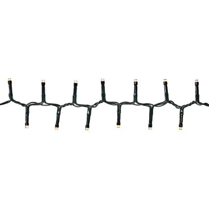 Weihnachtliche Outdoor-LED-Lichterkette 700xLED/7 Funktionen 17m IP44 warmweiß