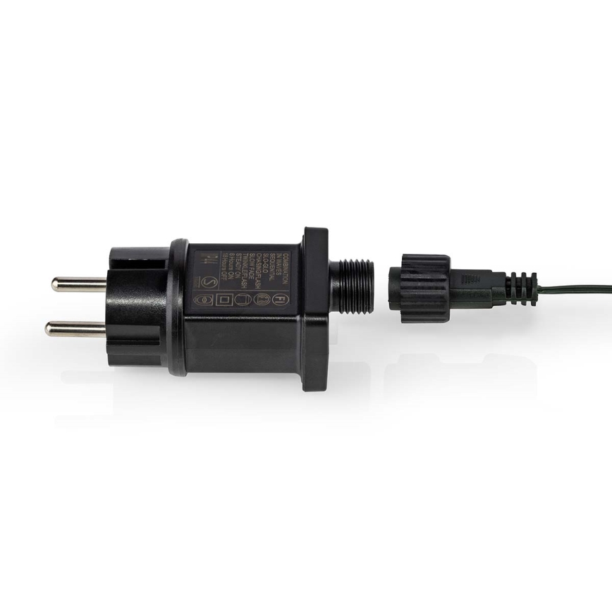 LED-Außen-Lichterkette 768xLED/7 Funktionen 8,6m IP44 warmweiß