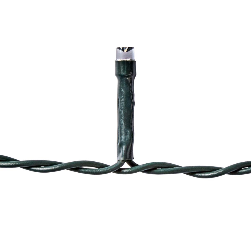 LED-Lichtervorhang für den Außenbereich, 180 LEDs / 7 Funktionen, 10,9 m, IP44, warmweiß