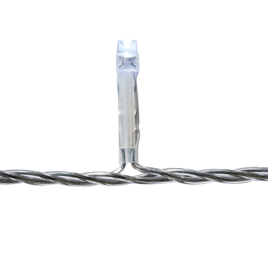 LED-Lichtervorhang für den Außenbereich 180xLED/7 Funktionen 10,9 m IP44 kaltweiß