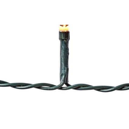 LED-Lichtervorhang für den Außenbereich, 360 LEDs / 7 Funktionen, 14 m, IP44, warmweiß