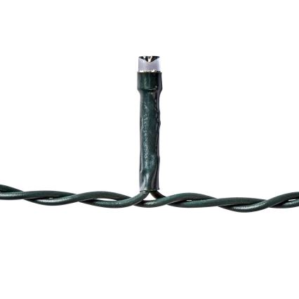 LED-Lichtervorhang für den Außenbereich, 360 LEDs / 7 Funktionen, 14 m, IP44, warmweiß