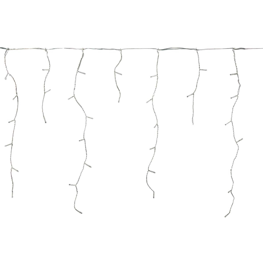 LED-Außen-Lichtervorhang 360xLED/7 Funktionen 14m IP44 kaltweiß