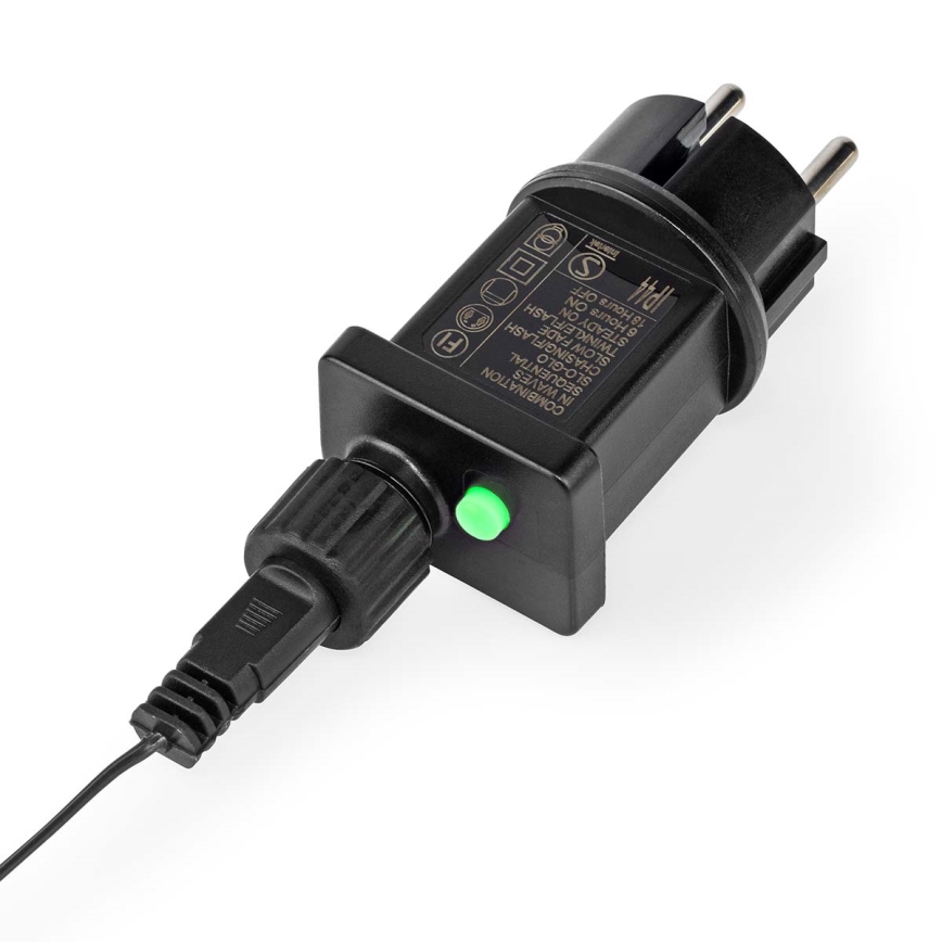 LED-Außen-Lichterkette 720 LEDs / 7 Funktionen, 57 m, IP44, warmweiß