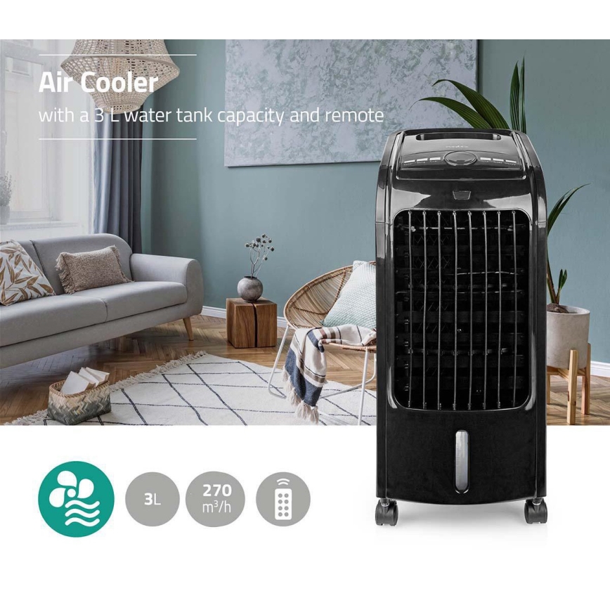 Mobiler Luftkühler 3in1 80W/230V weiß + Fernbedienung
