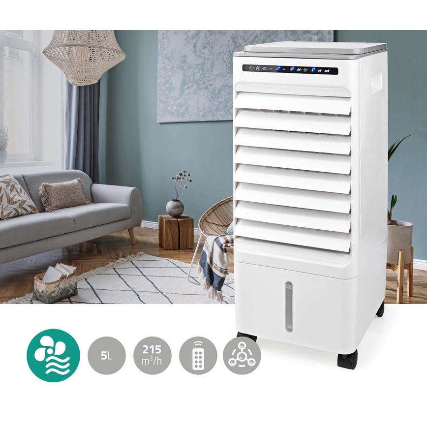 Luftkühler 65W/230V weiß + Fernbedienung