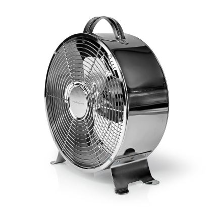Tischventilator RETRO 20W/230V matt Chrom ø25 cm