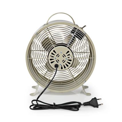 Tischventilator RETRO 20W/230V grau ø25 cm