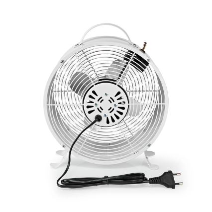 Tischventilator  RETRO 20W/230V white ø25 cm